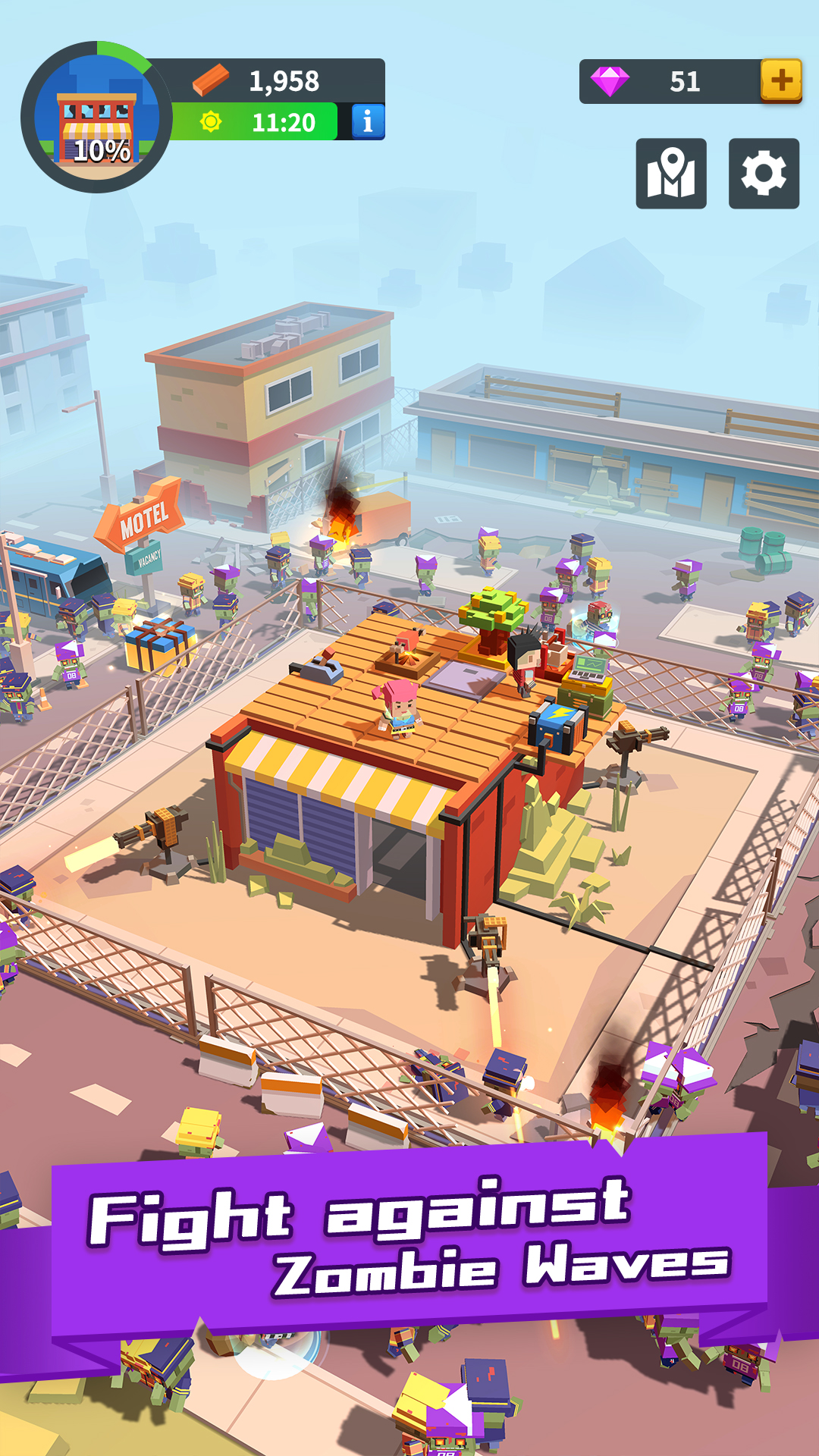 اسکرین شات 2 بازی Idle Zombie Shelter