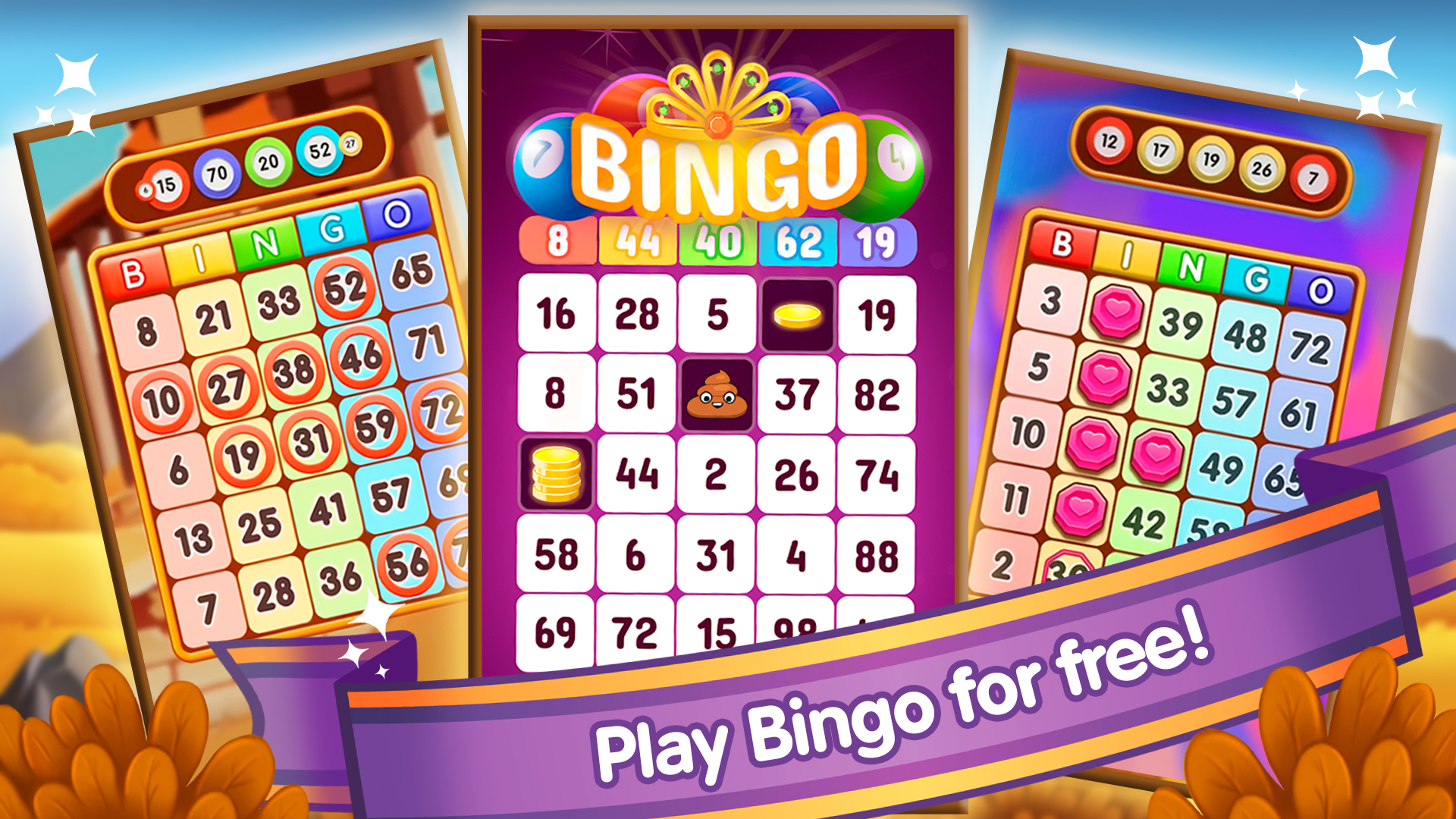 اسکرین شات 1 بازی Bingo Card Klondike Adventures