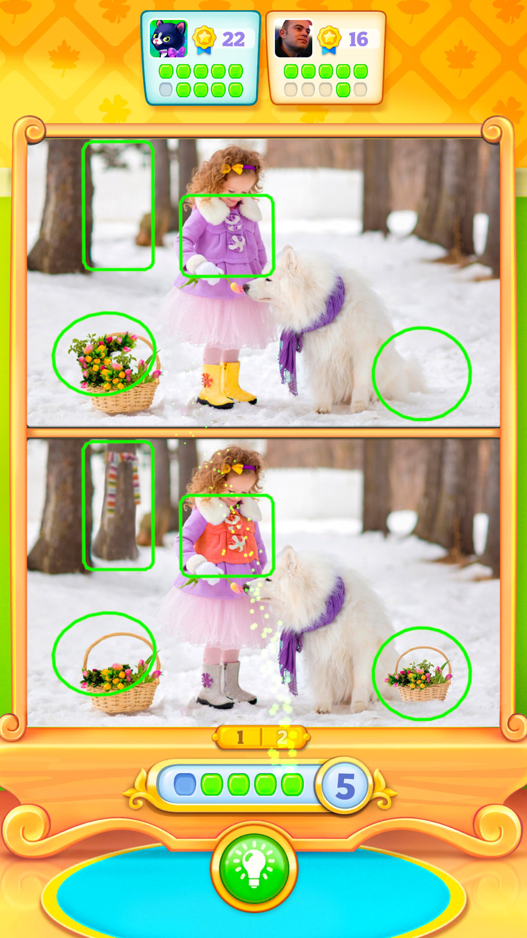 اسکرین شات 3 بازی Fun Differences－Find & Spot It