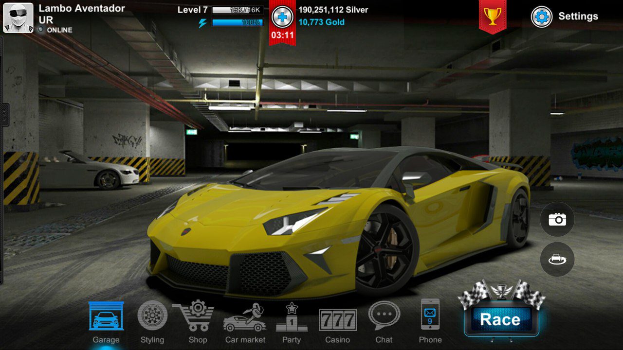 اسکرین شات 2 بازی Tuner Life Online Drag Racing