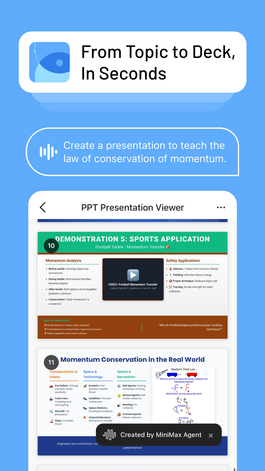 اسکرین شات 5 برنامه MiniMax - Your AI Agent
