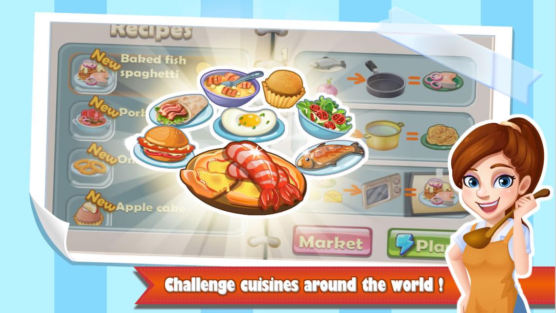 اسکرین شات 1 بازی Chef Fever: Crazy Kitchen Rest