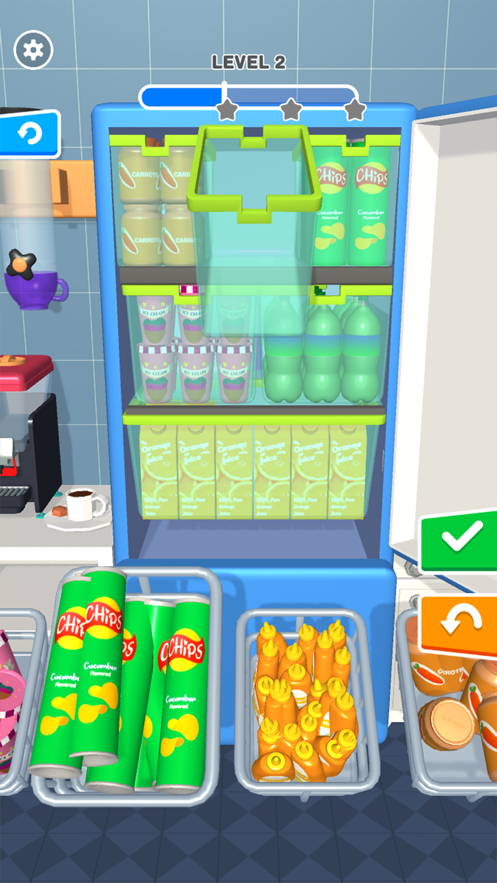 اسکرین شات 1 بازی Tidy Fridge