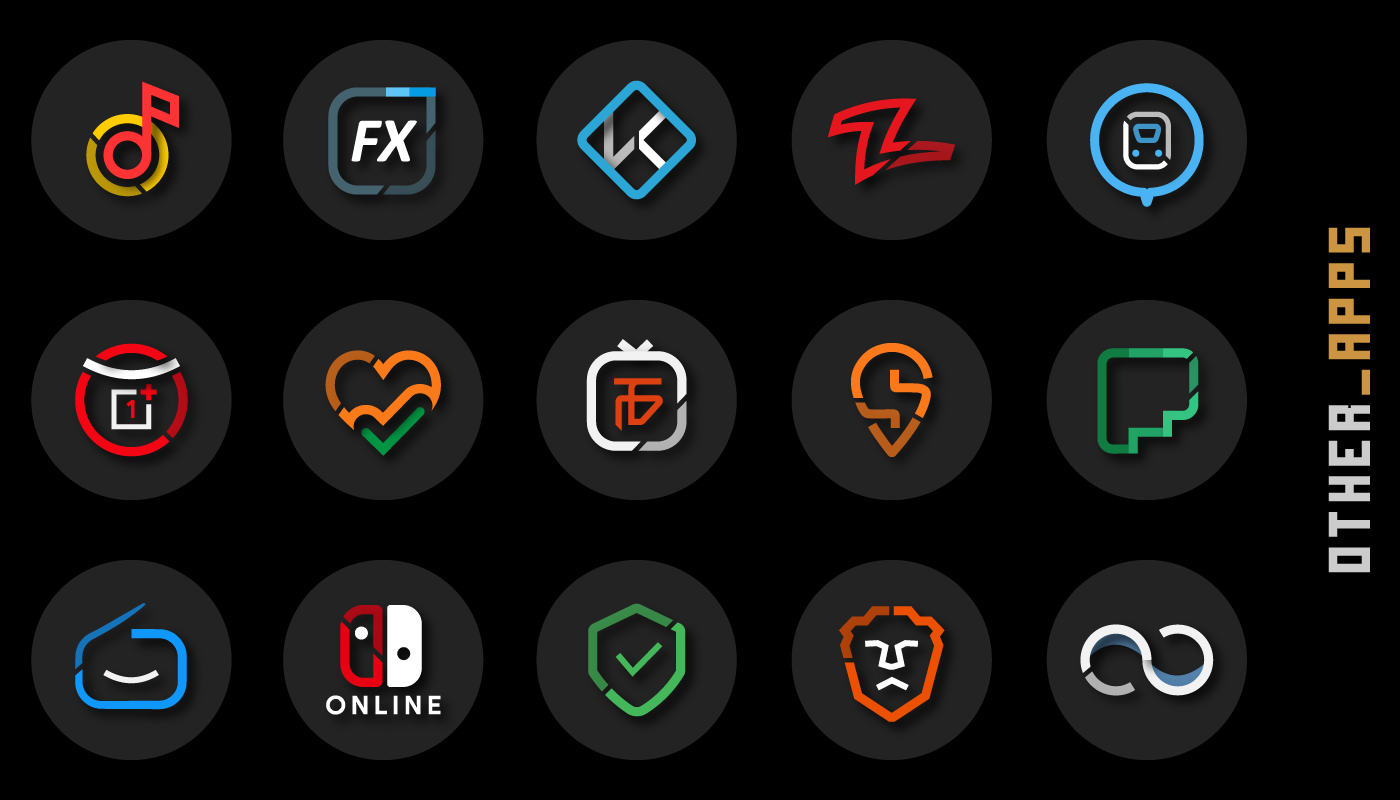اسکرین شات 5 برنامه Minma Icon Pack