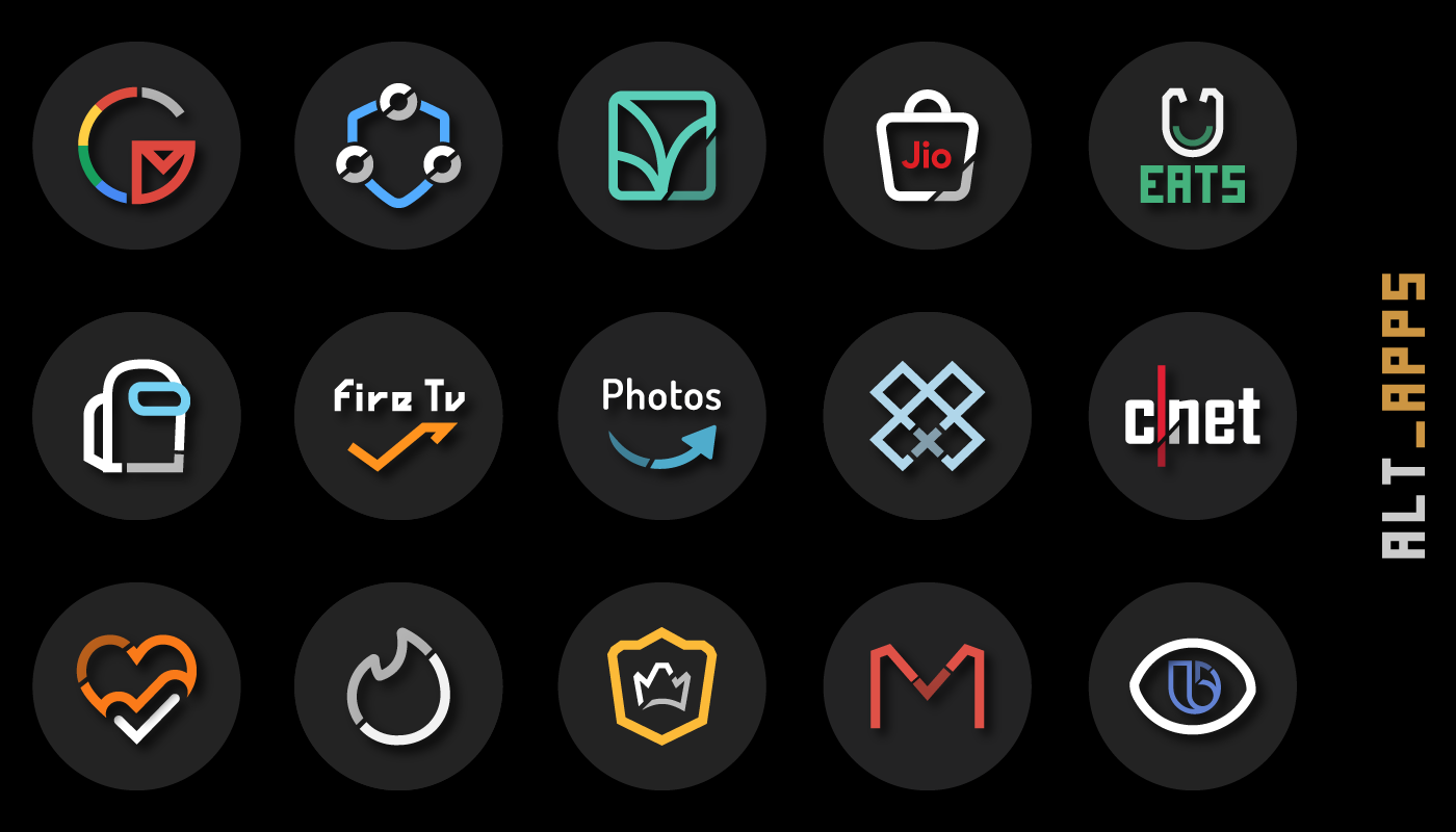 اسکرین شات 6 برنامه Minma Icon Pack