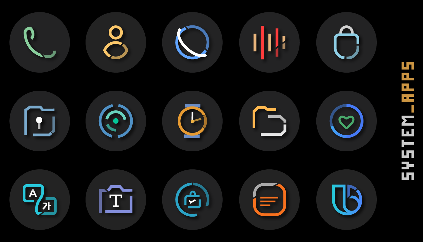 اسکرین شات 2 برنامه Minma Icon Pack
