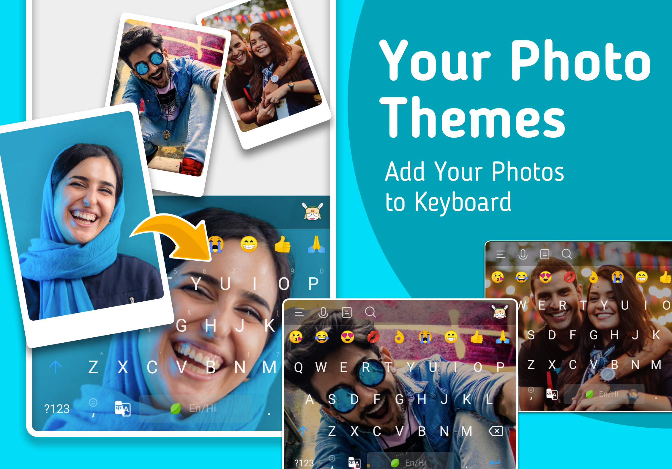 اسکرین شات 1 برنامه Mint Keyboard - Stickers, Font