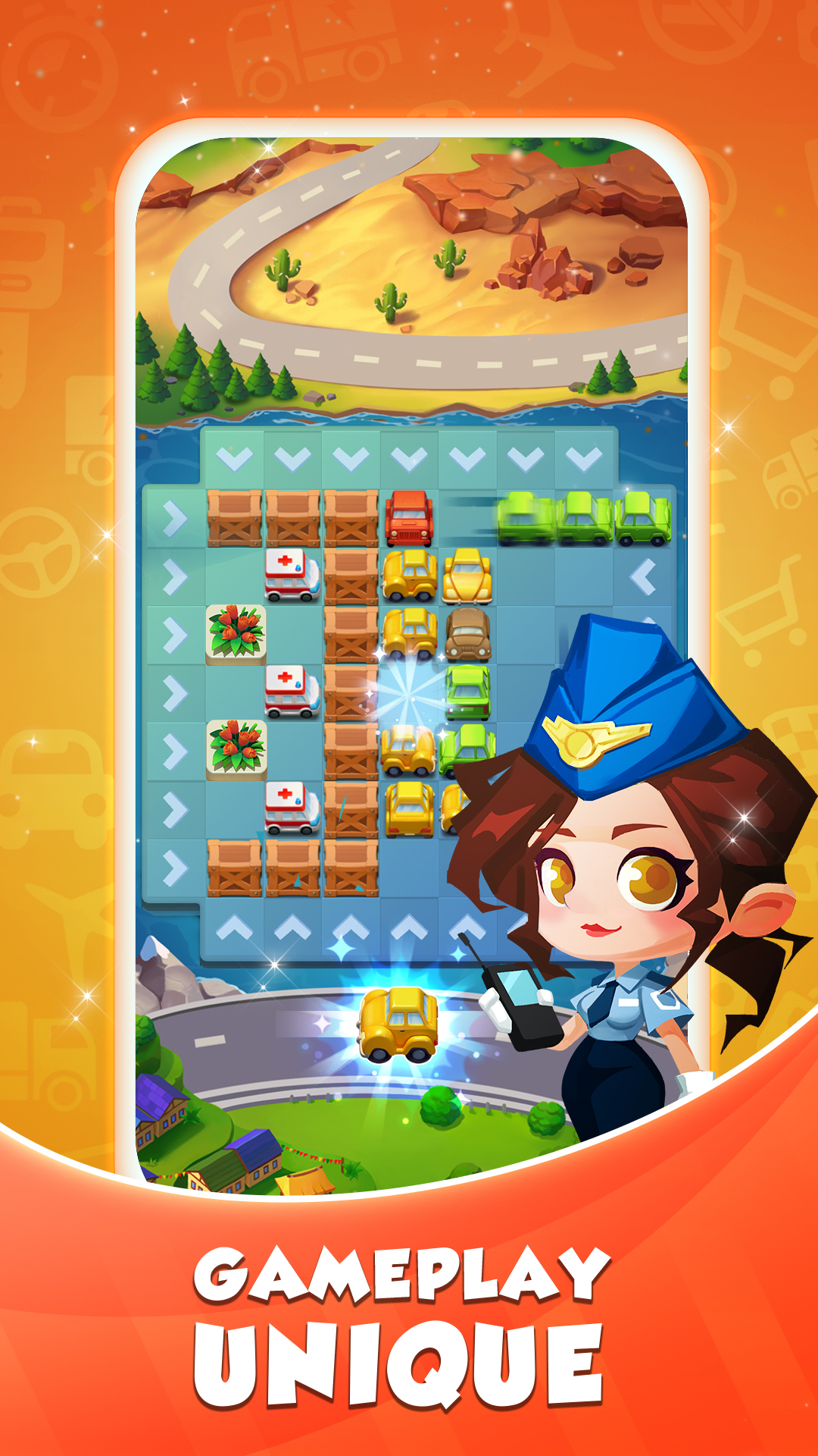 اسکرین شات 2 بازی Car Puzzle - Match 3 Jam Game