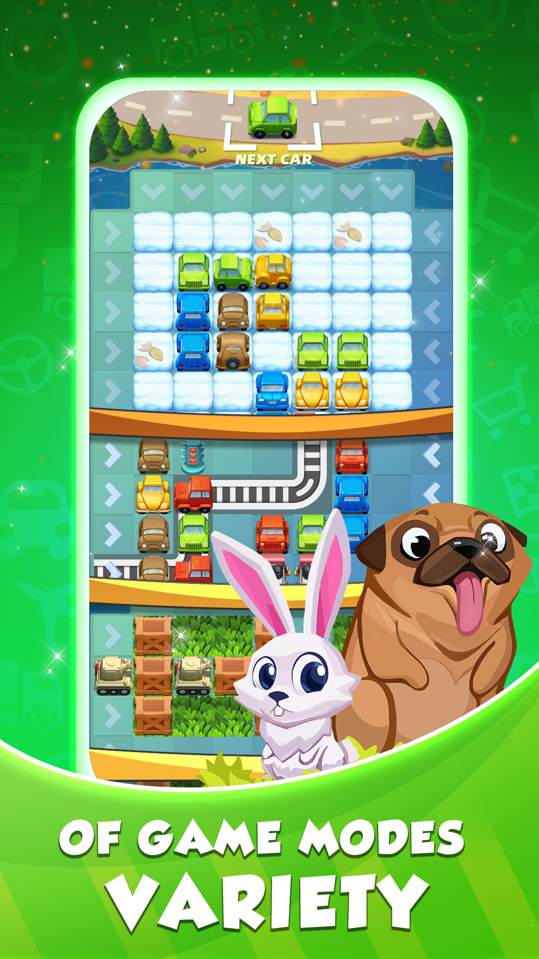 اسکرین شات 3 بازی Car Puzzle - Match 3 Jam Game