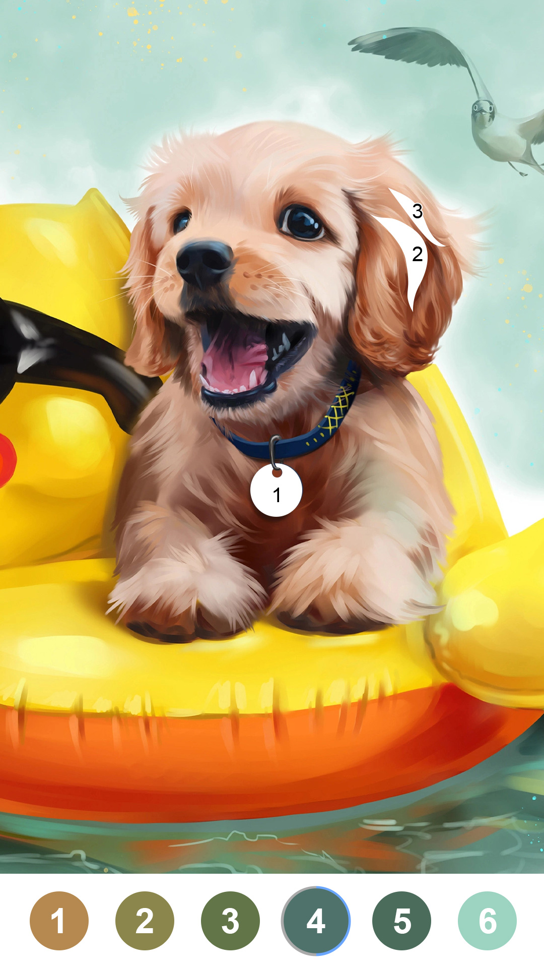 اسکرین شات 1 بازی Coloring Magic:Paint by Number