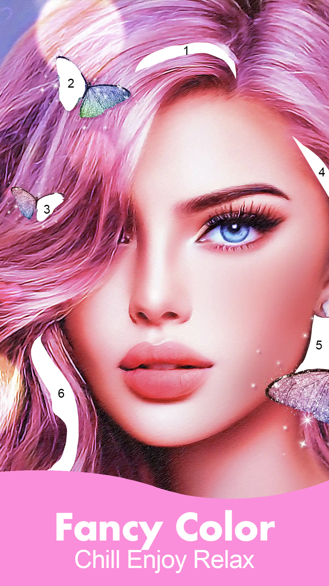 اسکرین شات 1 بازی Fancy Color - Paint By Number