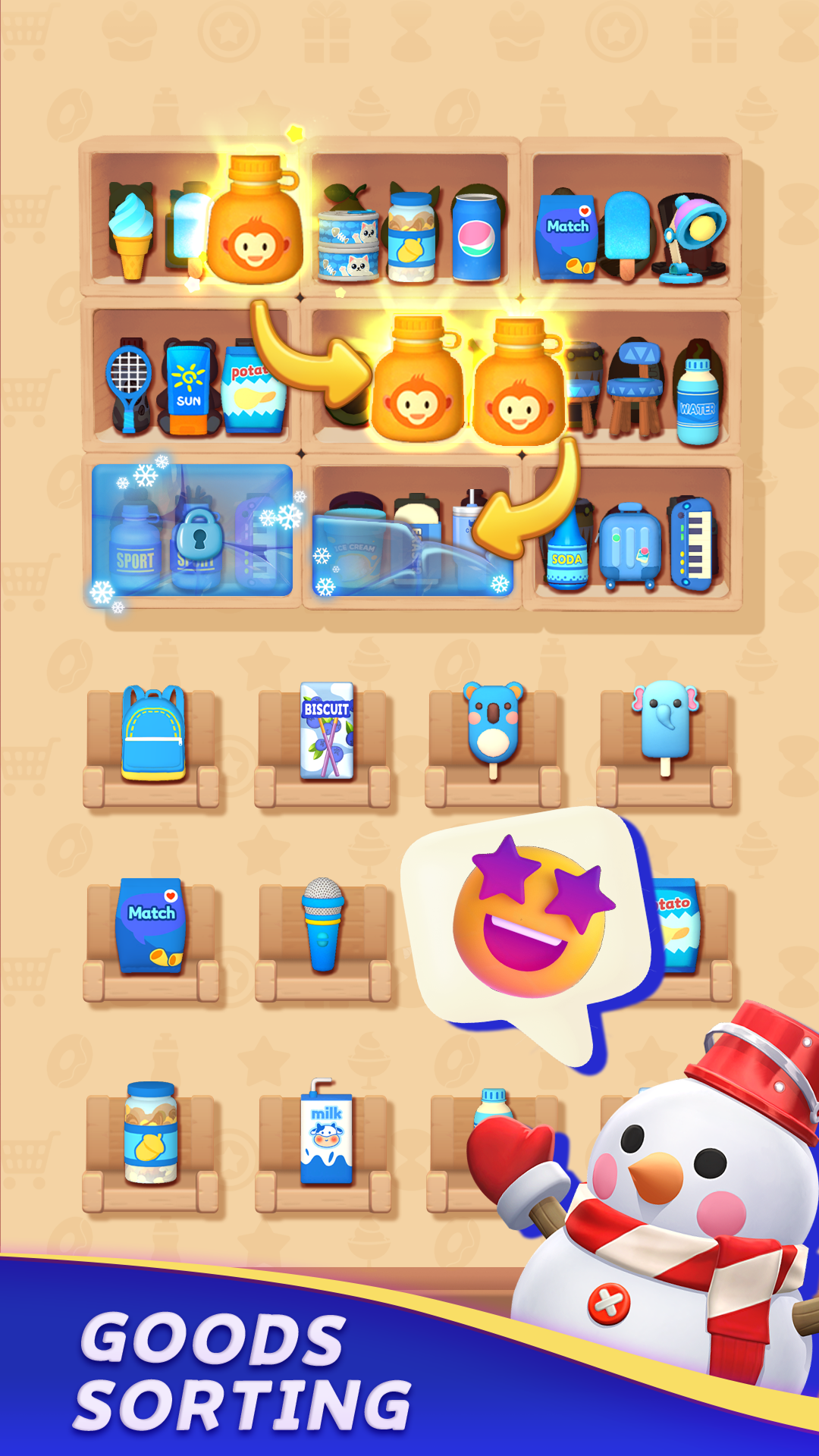 اسکرین شات 3 بازی Goods Triple-3D Match Game