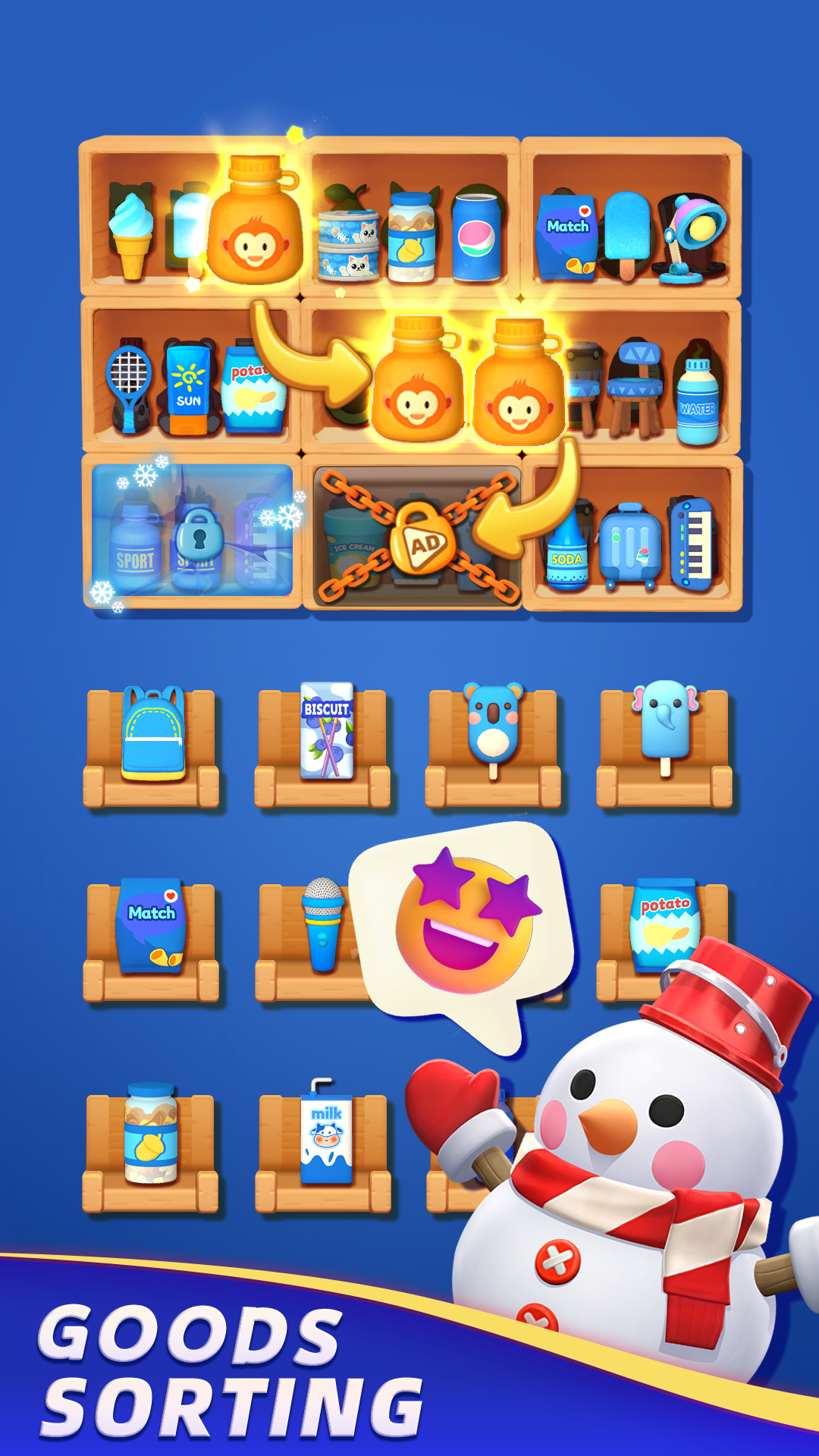 اسکرین شات 3 بازی Triple Goods -Match 3d Game