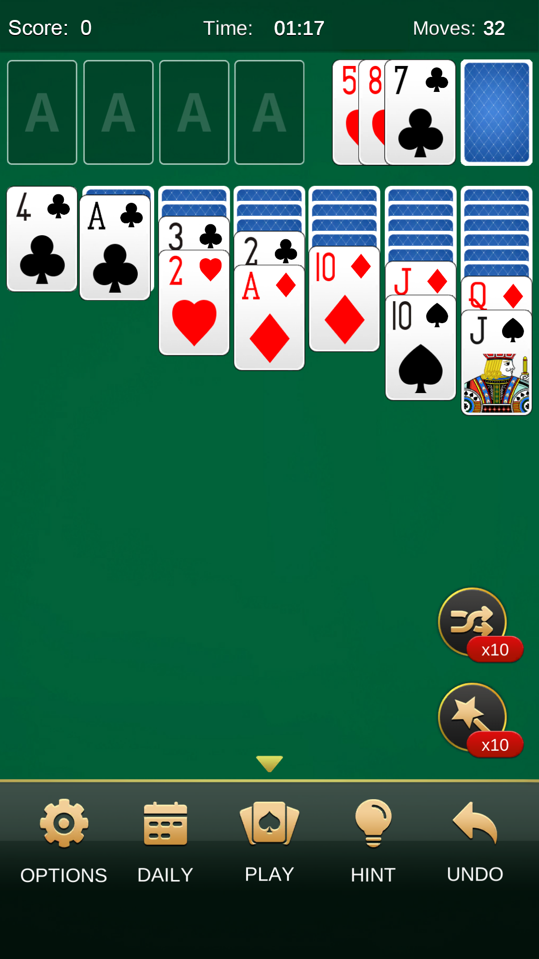 اسکرین شات 1 بازی Solitaire Classic Game