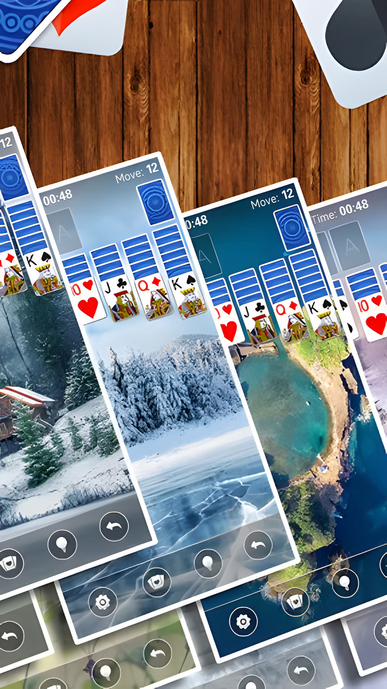 اسکرین شات 4 بازی Solitaire Card Game