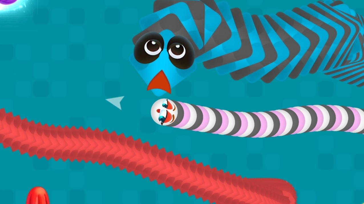 اسکرین شات 3 بازی Worms Dash.io - snake zone