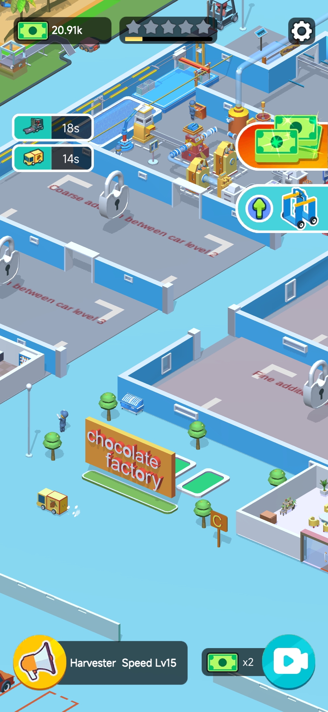 اسکرین شات 3 بازی Chocolate Tycoon - Idle Game