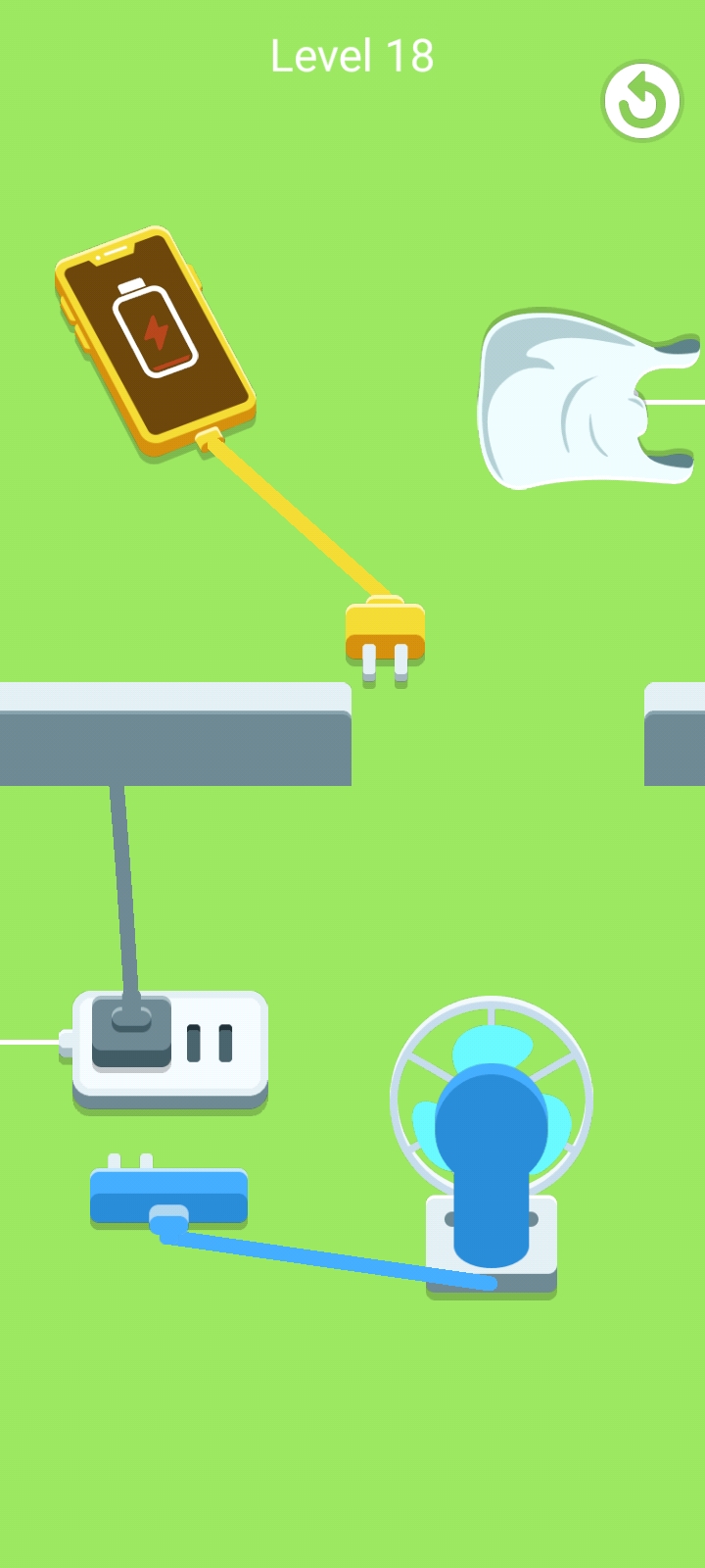 اسکرین شات 1 بازی Crazy Plug - puzzle game