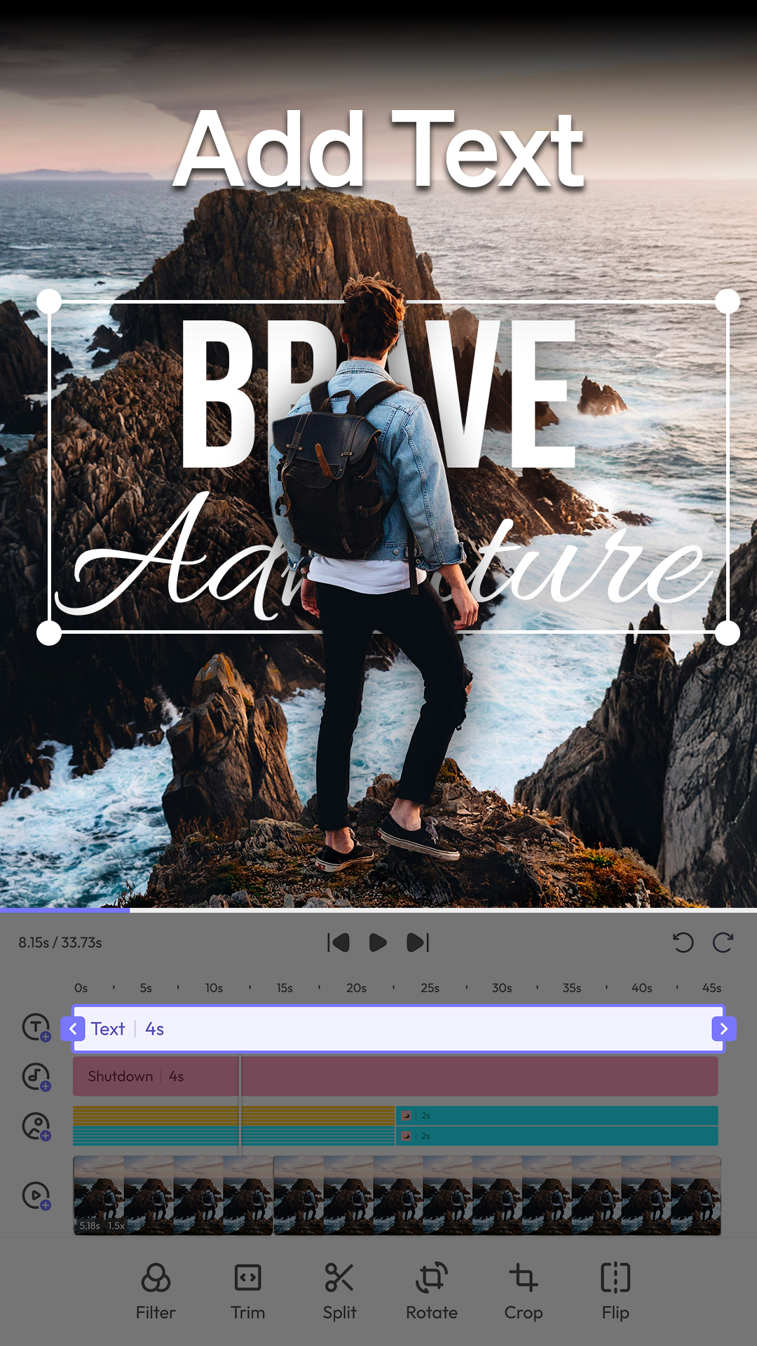 اسکرین شات 4 برنامه Mirae: Video Editor & Maker