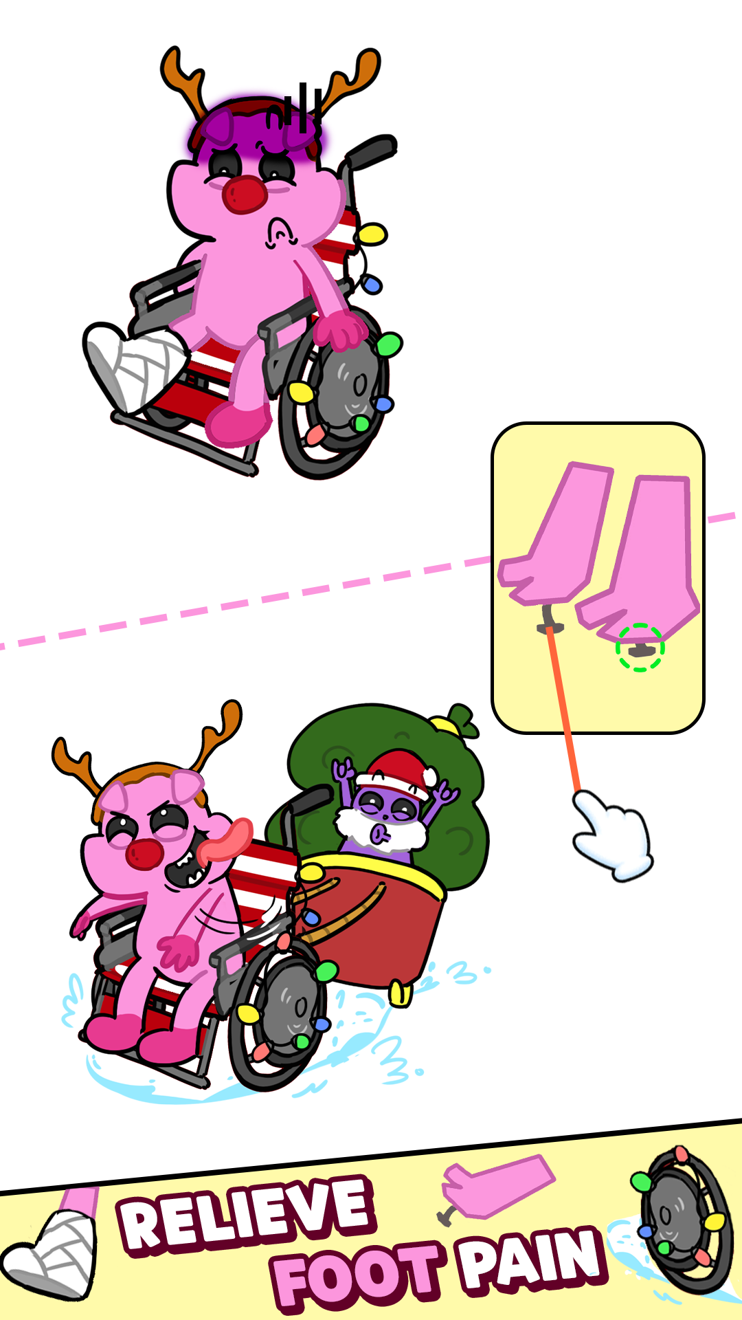 اسکرین شات 1 بازی Help Monster: Tricky Puzzle