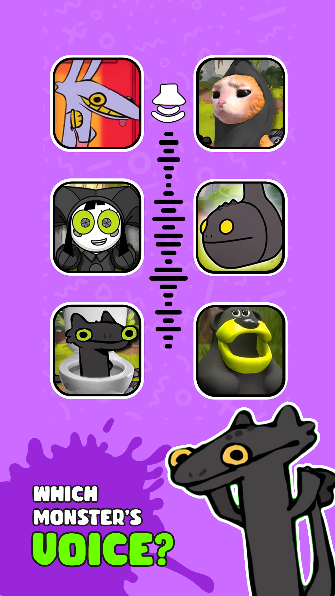 اسکرین شات 1 بازی Guess Monster Voice Challenge