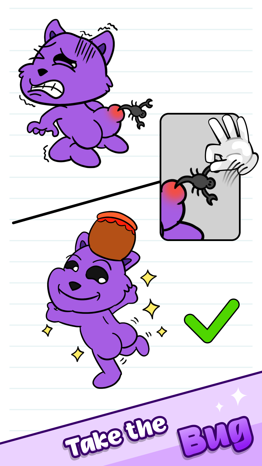 اسکرین شات 3 بازی Help Monster 3: Tricky Puzzle