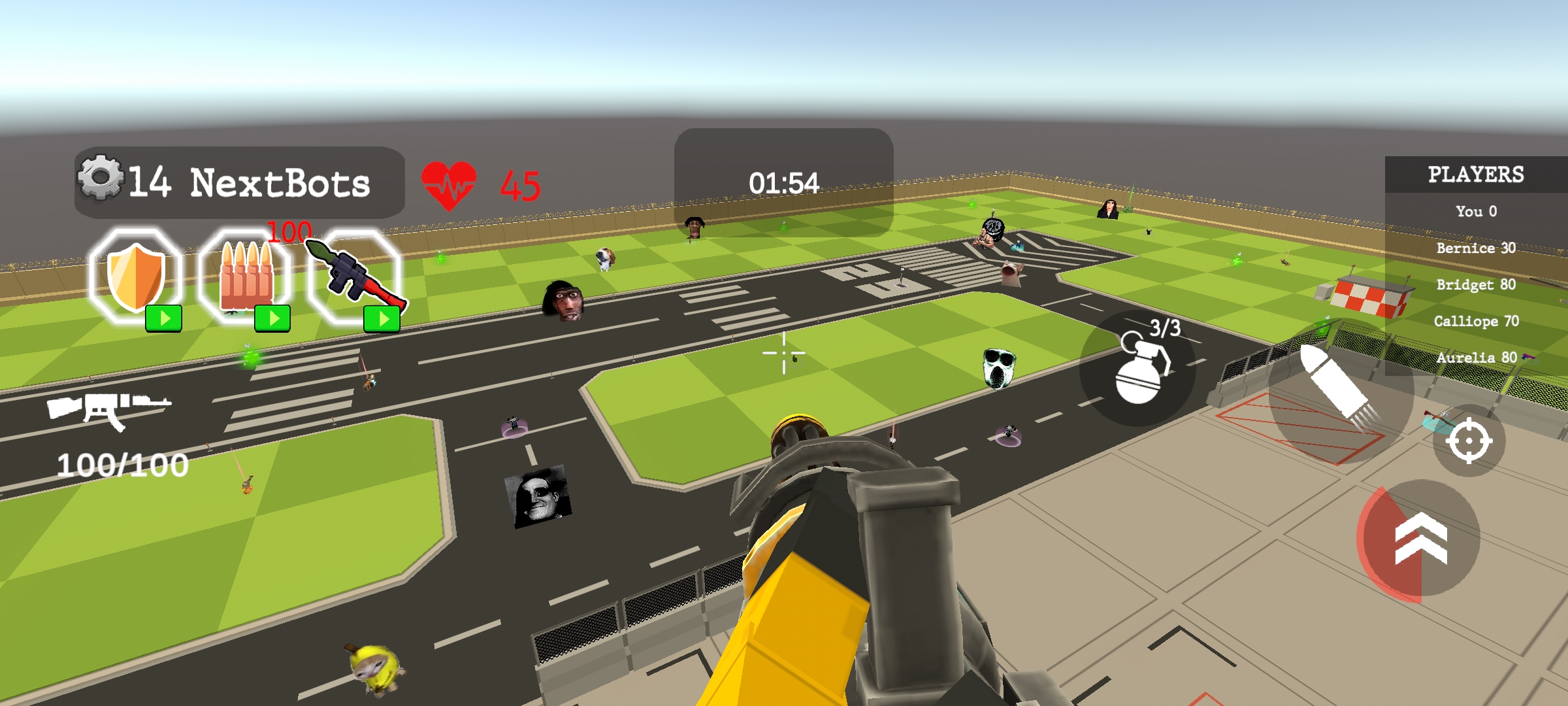 اسکرین شات 1 بازی Nextbots in Backrooms Hunter