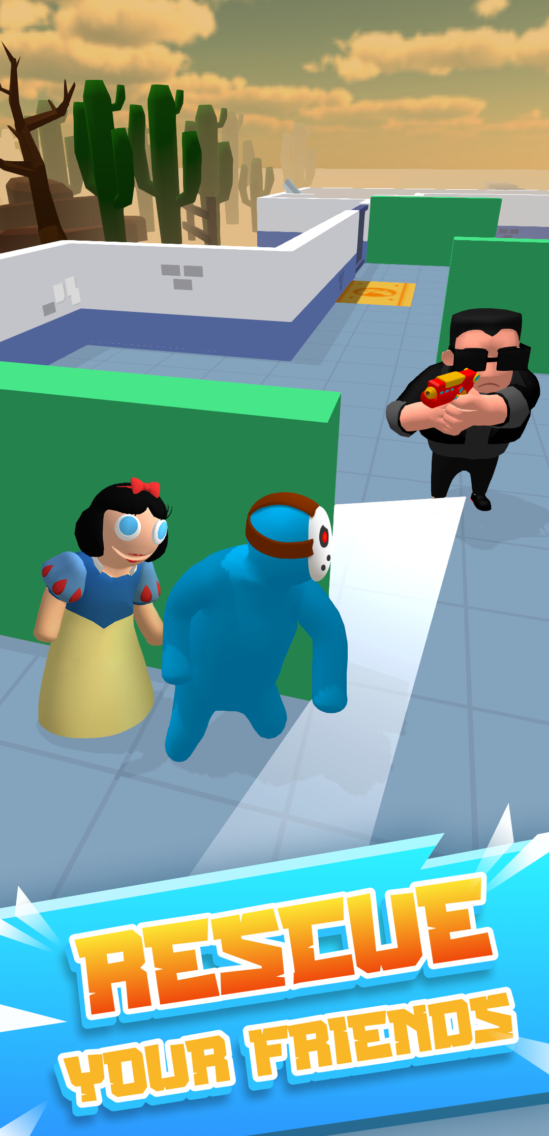 اسکرین شات 1 بازی Rainbow Agent: Disguise Master