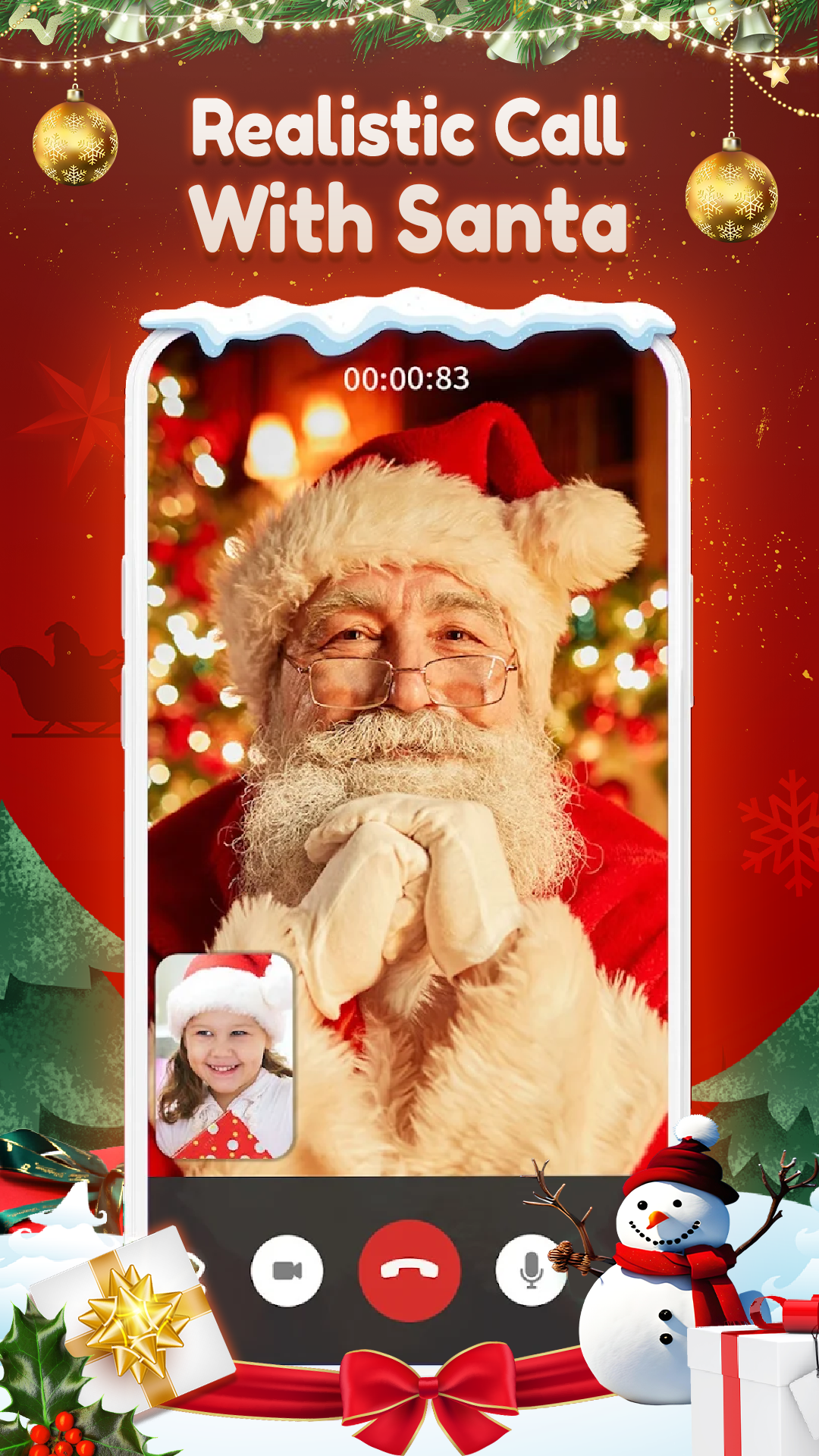 اسکرین شات 3 بازی Call Santa 2: Fake Video Prank