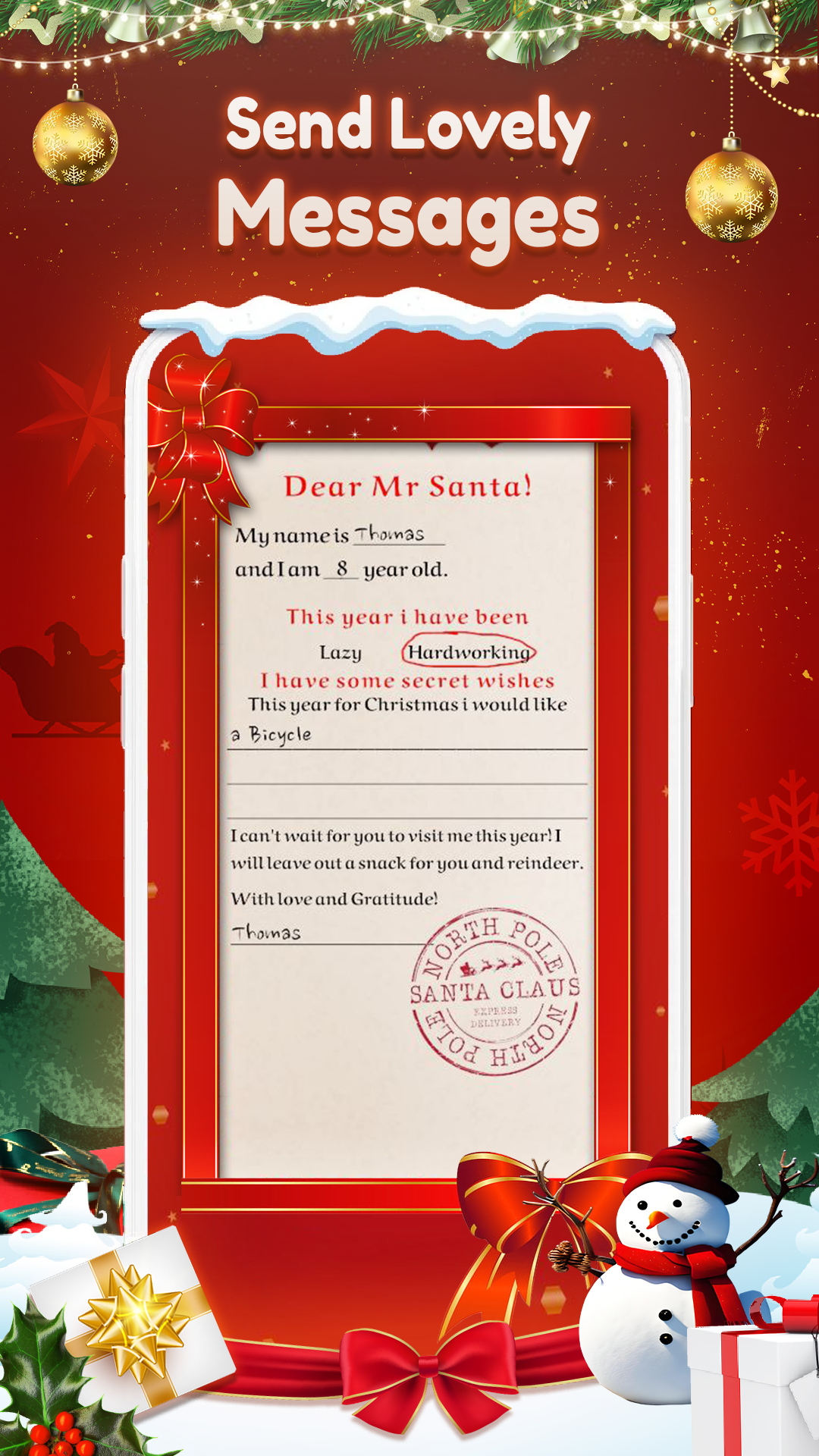 اسکرین شات 5 بازی Call Santa 2: Fake Video Prank