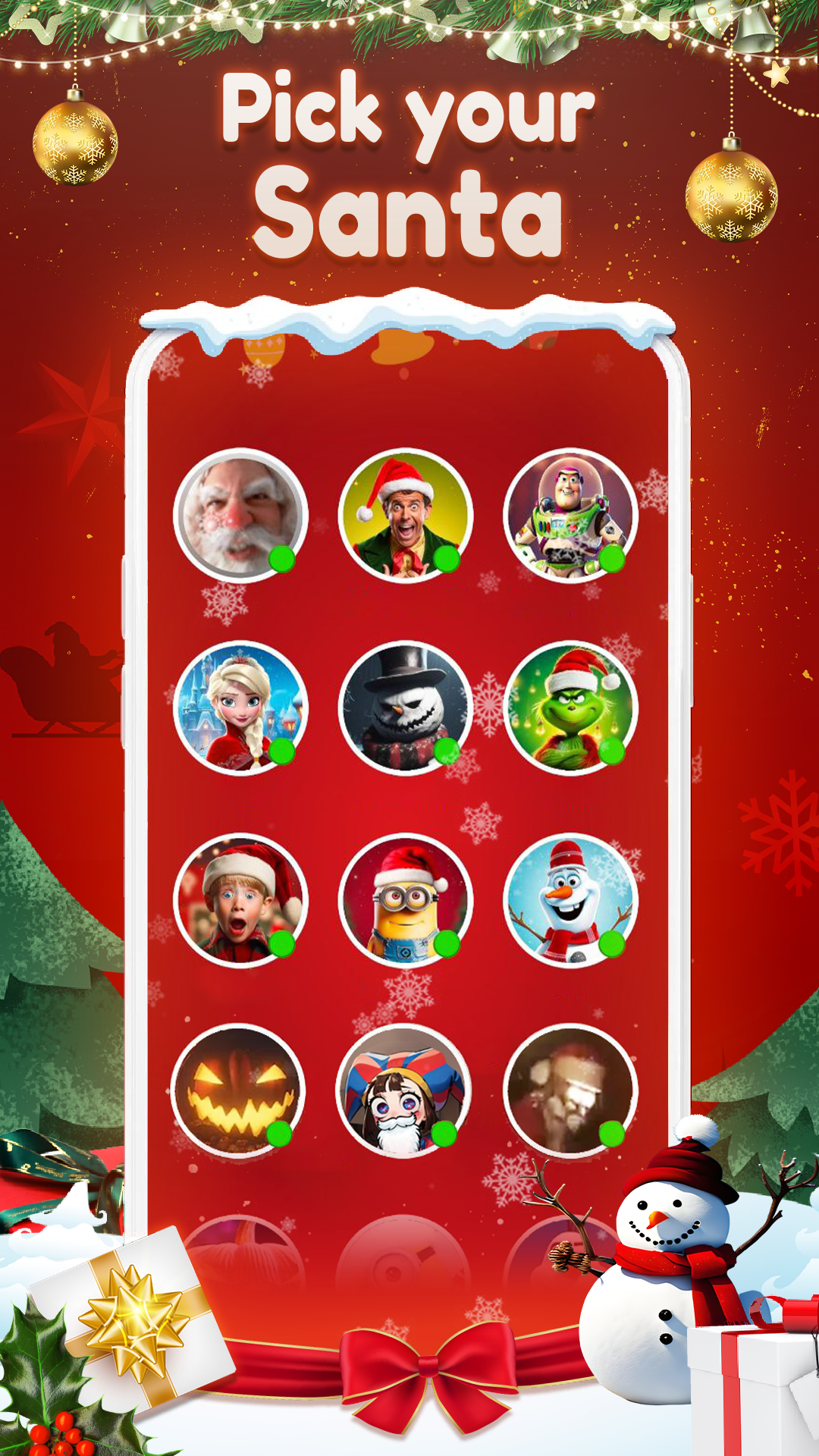 اسکرین شات 2 بازی Call Santa 2: Fake Video Prank