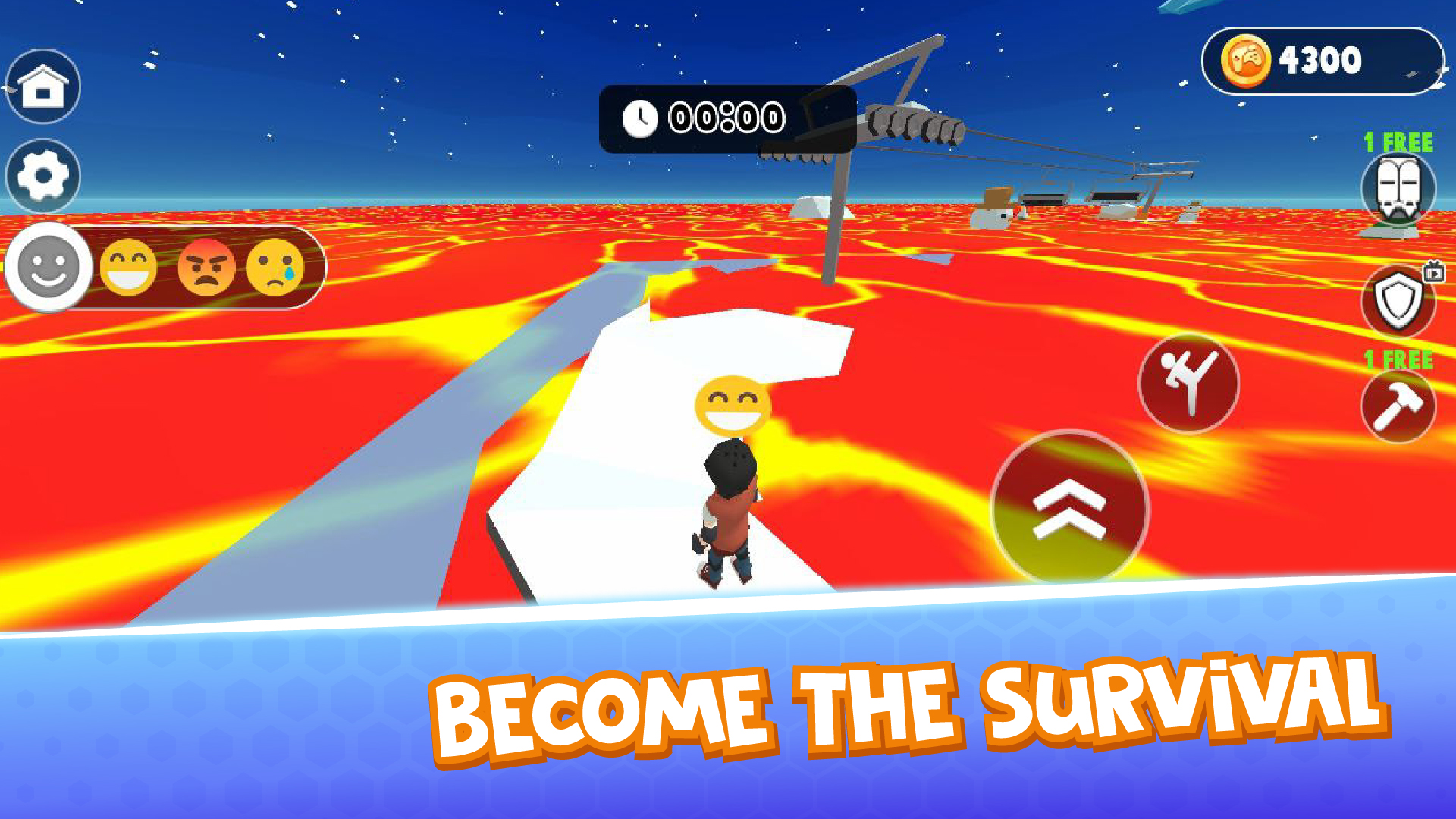 اسکرین شات 2 بازی Obby Lava Mod: Parkour Race