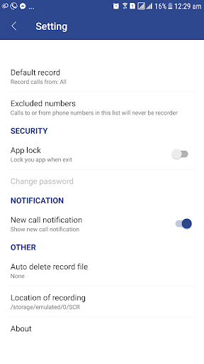 اسکرین شات 3 برنامه Smart Call Recorder - SCR (Pro) 📞