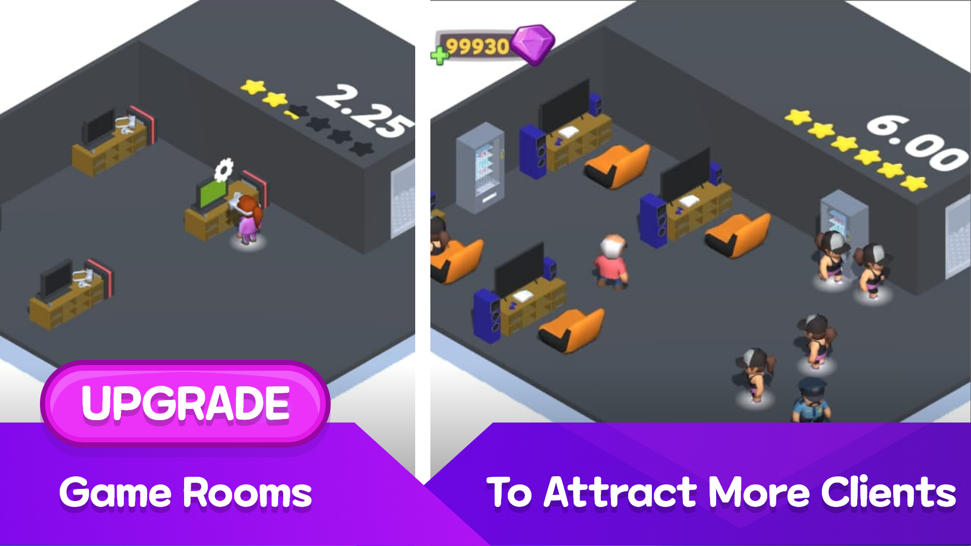 اسکرین شات 2 بازی Internet Cafe Creator Idle