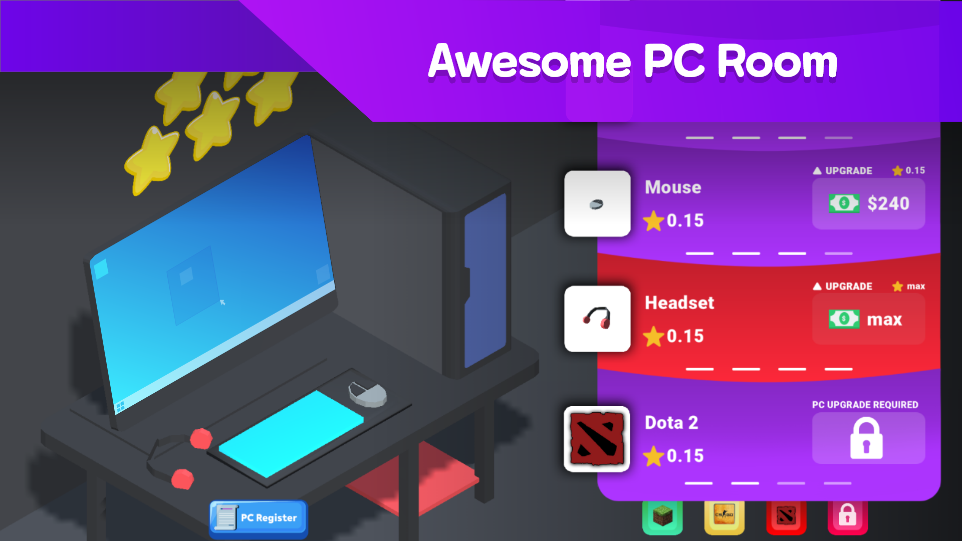 اسکرین شات 3 بازی Internet Cafe Creator Idle