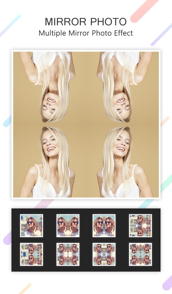 اسکرین شات 5 برنامه Mirror Photo (3D) Editor & Pic