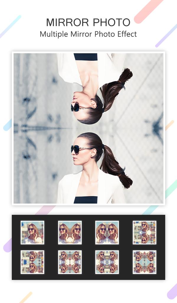اسکرین شات 3 برنامه Mirror Photo (3D) Editor & Pic