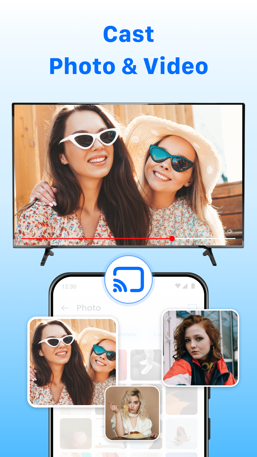 اسکرین شات 4 برنامه TV Cast - Mirror Phone To TV