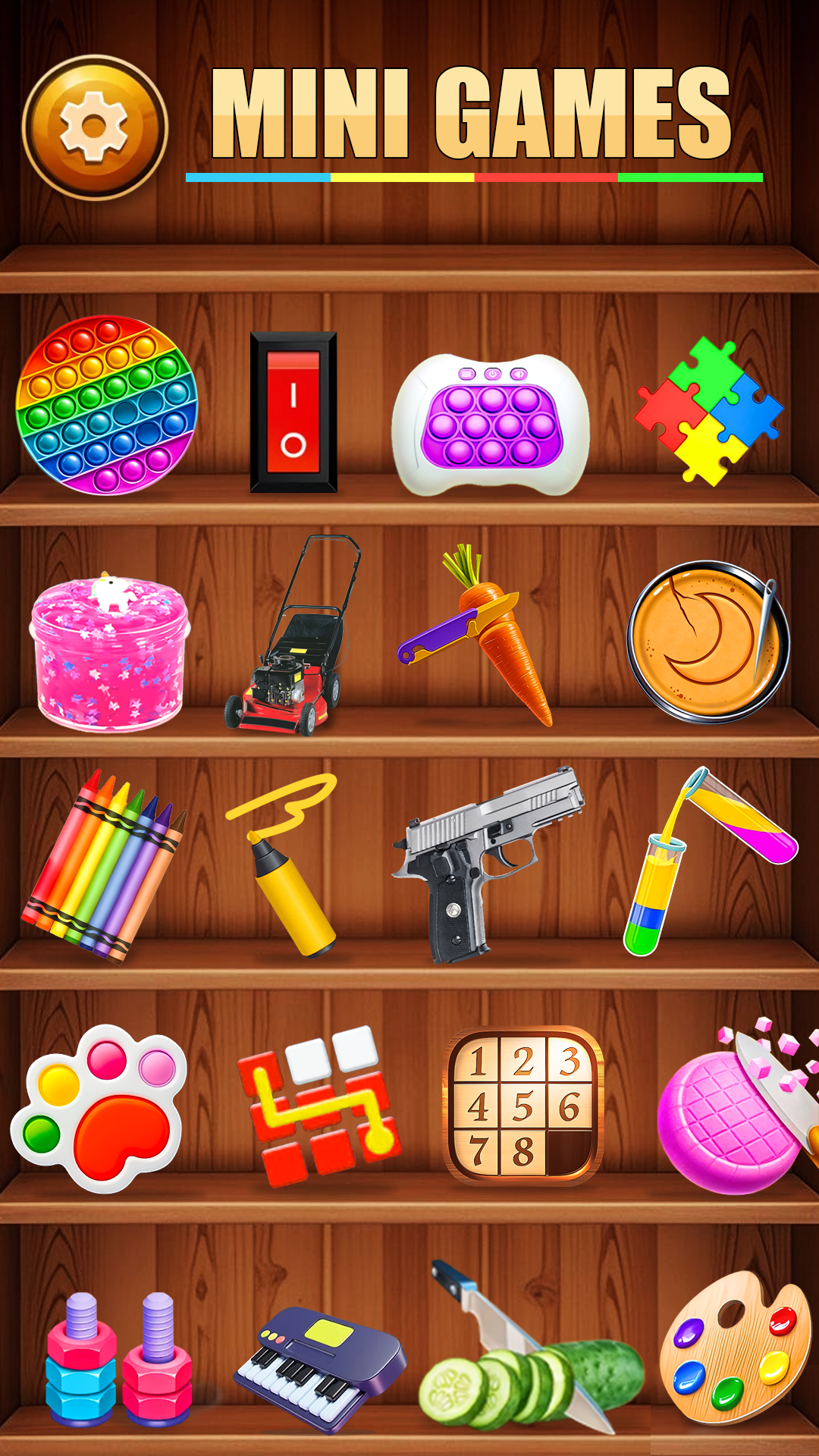 اسکرین شات 1 بازی Antistress -Brainrot Games