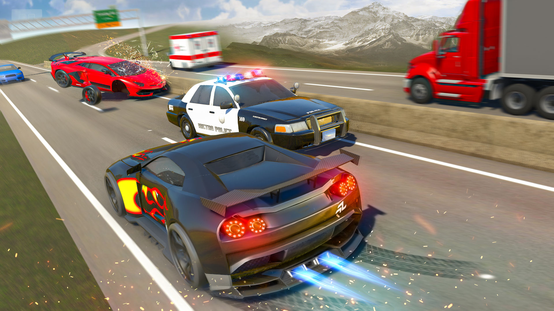 اسکرین شات 4 بازی Car Racing - Car Race 3D Game