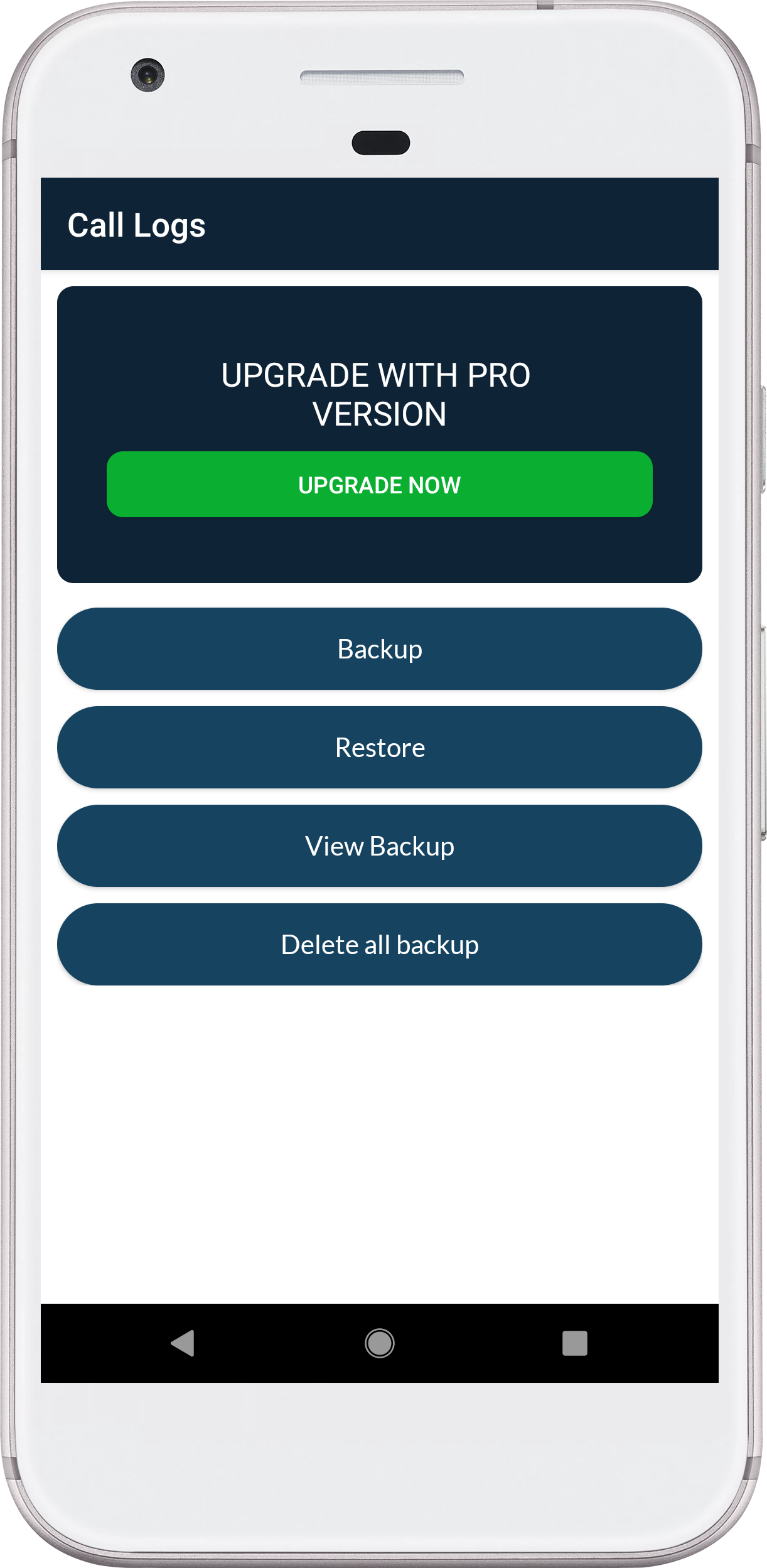 اسکرین شات 6 برنامه Restore Calllogs and Contacts
