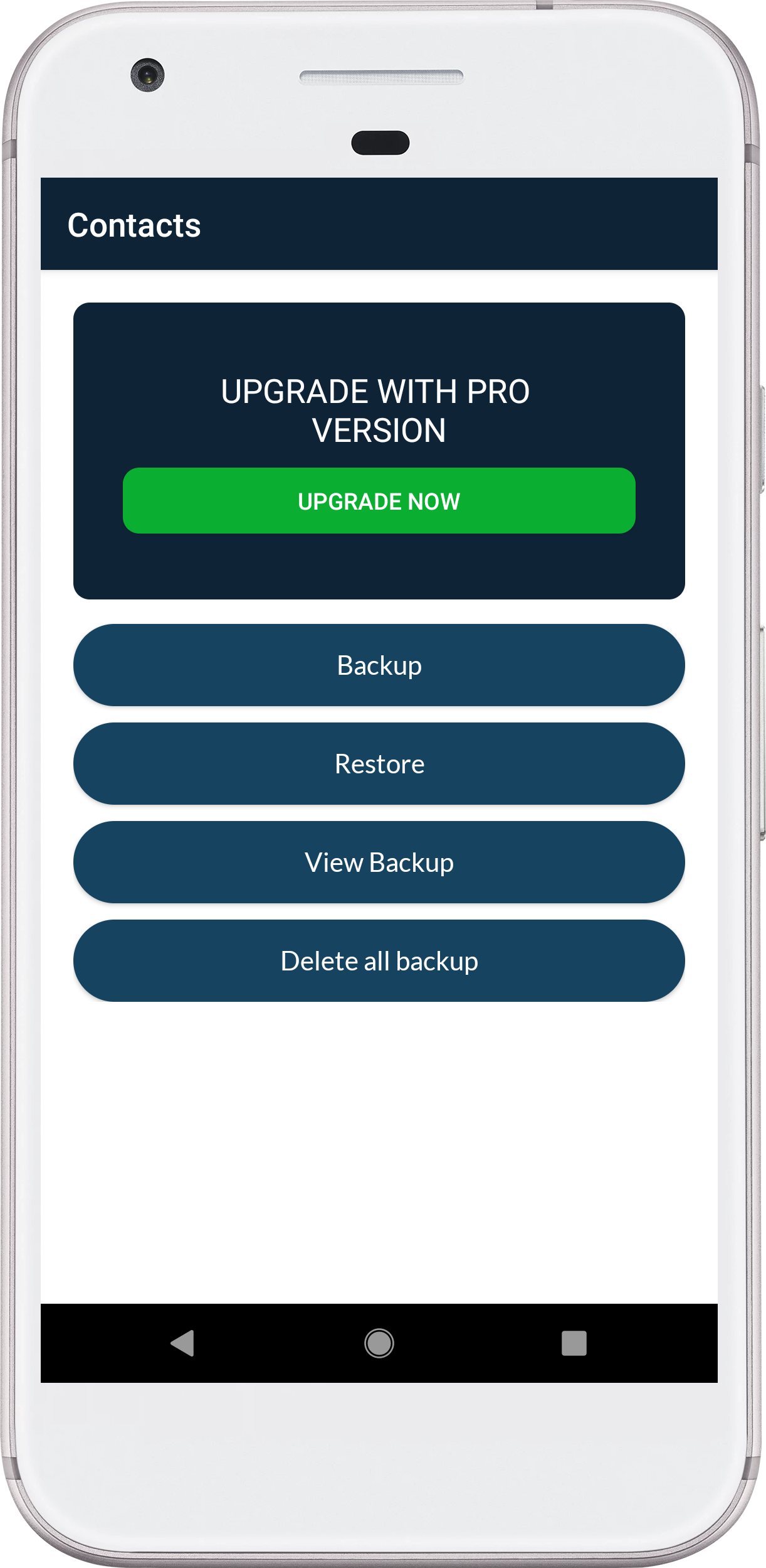 اسکرین شات 5 برنامه Restore Calllogs and Contacts