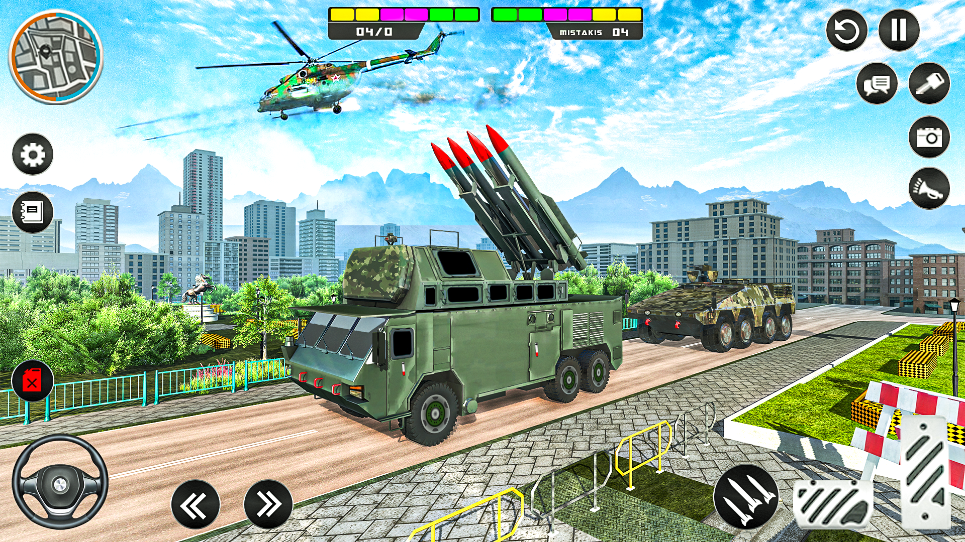 اسکرین شات 3 برنامه Rocket Attack Missile Truck 3d