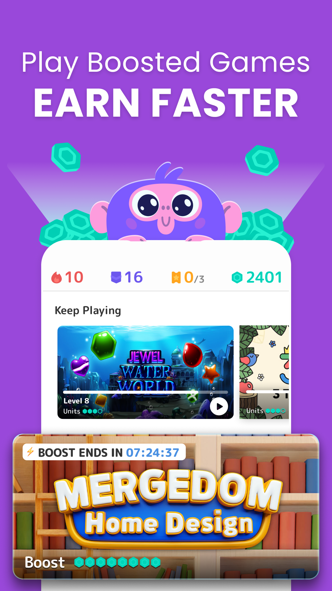 اسکرین شات برنامه MISTPLAY: Play to Earn Money 4