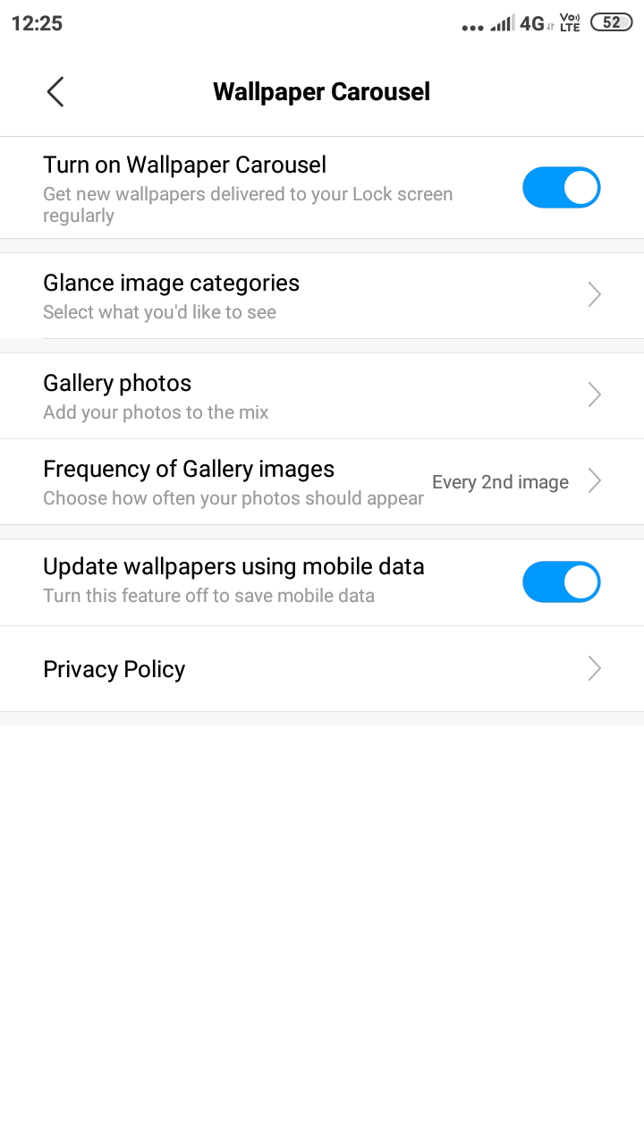 اسکرین شات 6 برنامه Mi Wallpaper Carousel