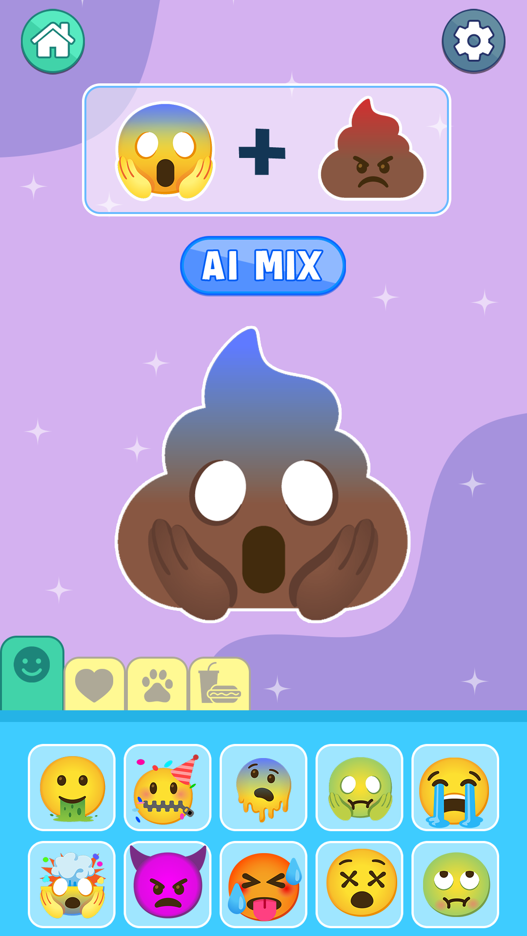 اسکرین شات 3 بازی AI Mix Emoji