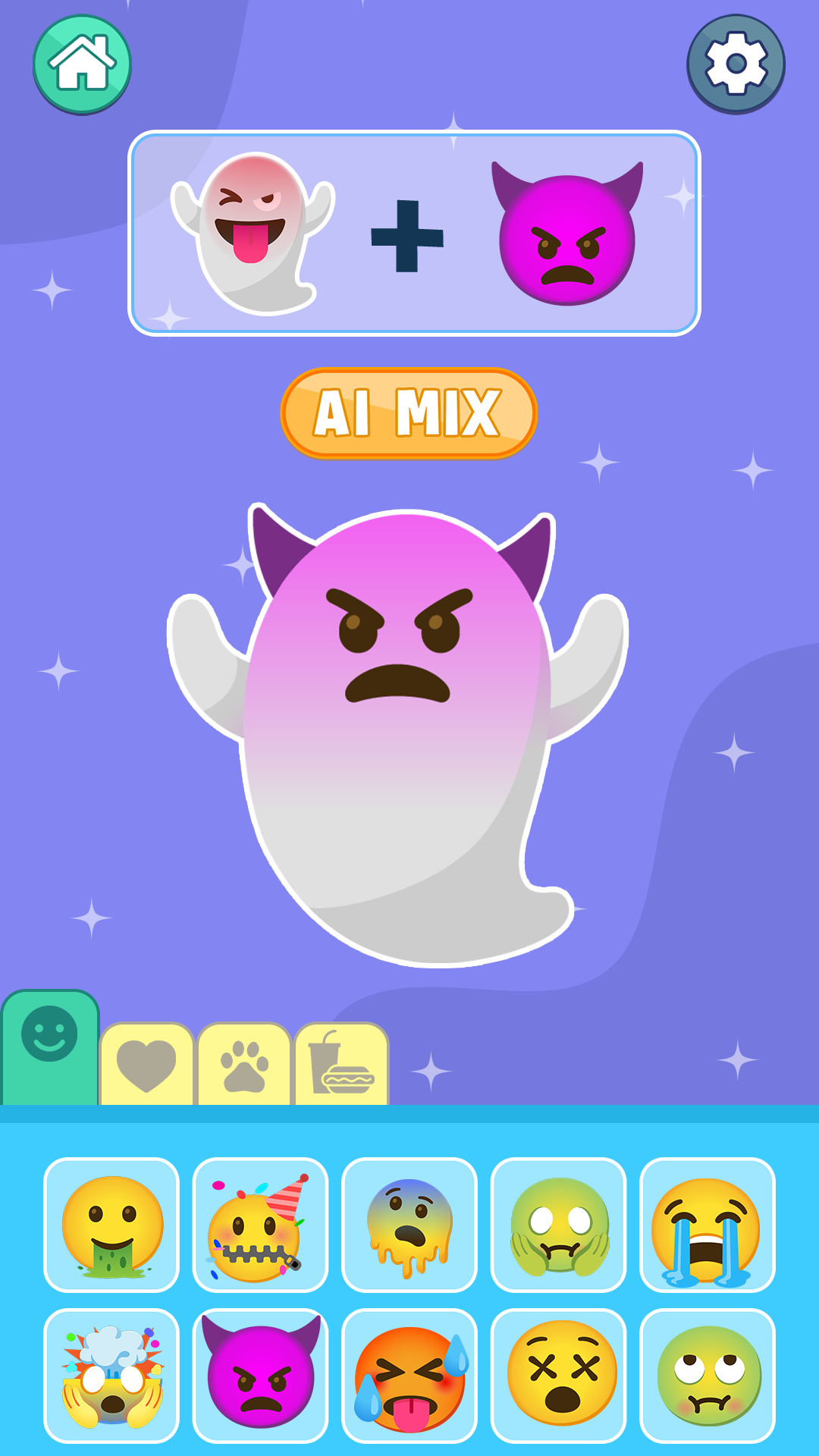 اسکرین شات 4 بازی AI Mix Emoji