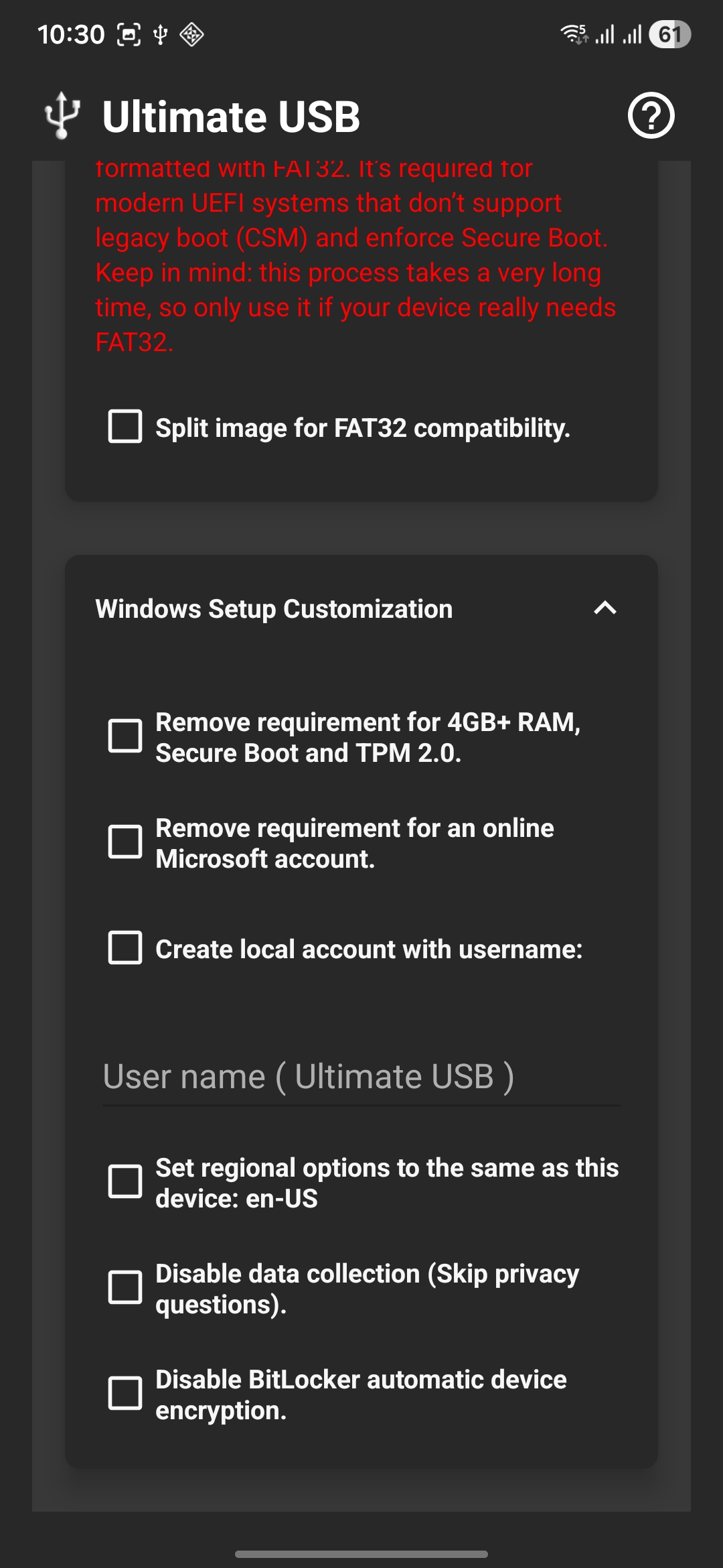 اسکرین شات 6 برنامه Ultimate USB