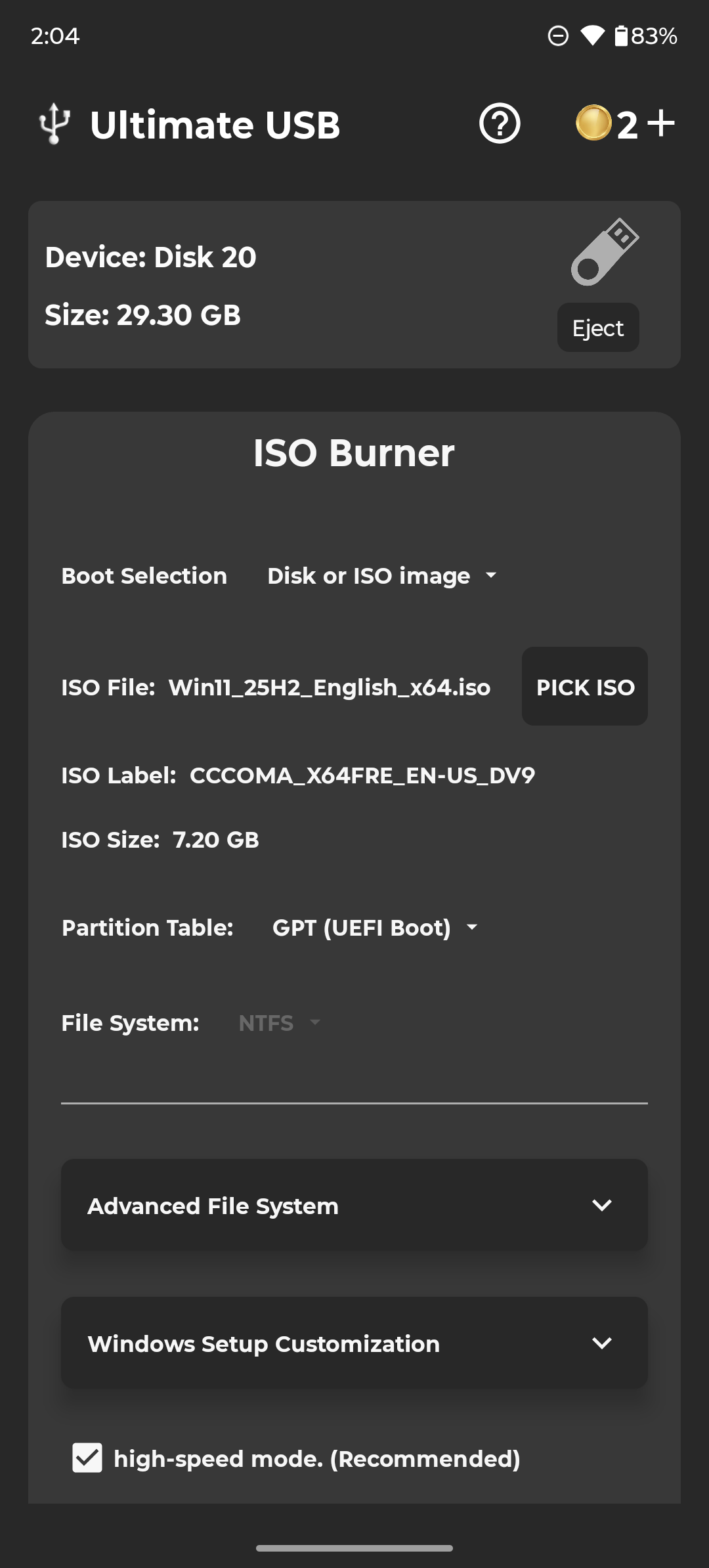 اسکرین شات 3 برنامه Ultimate USB