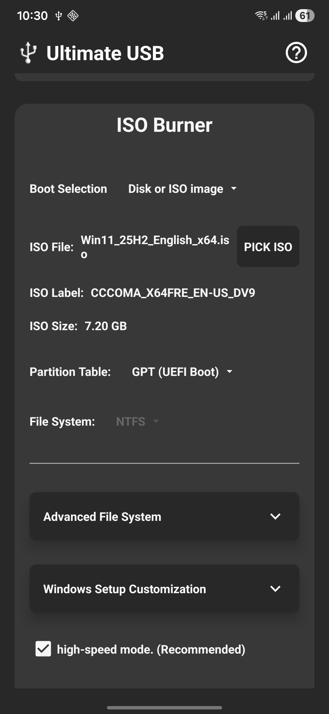 اسکرین شات 5 برنامه Ultimate USB